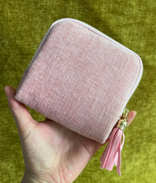 Travel Jewelry Organizer - Dusty Pink