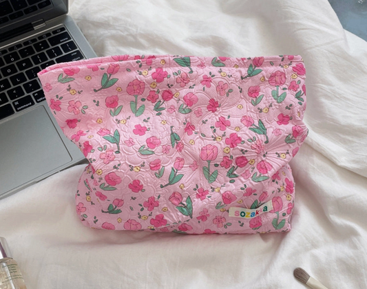 Cute Pink Make Up Bag