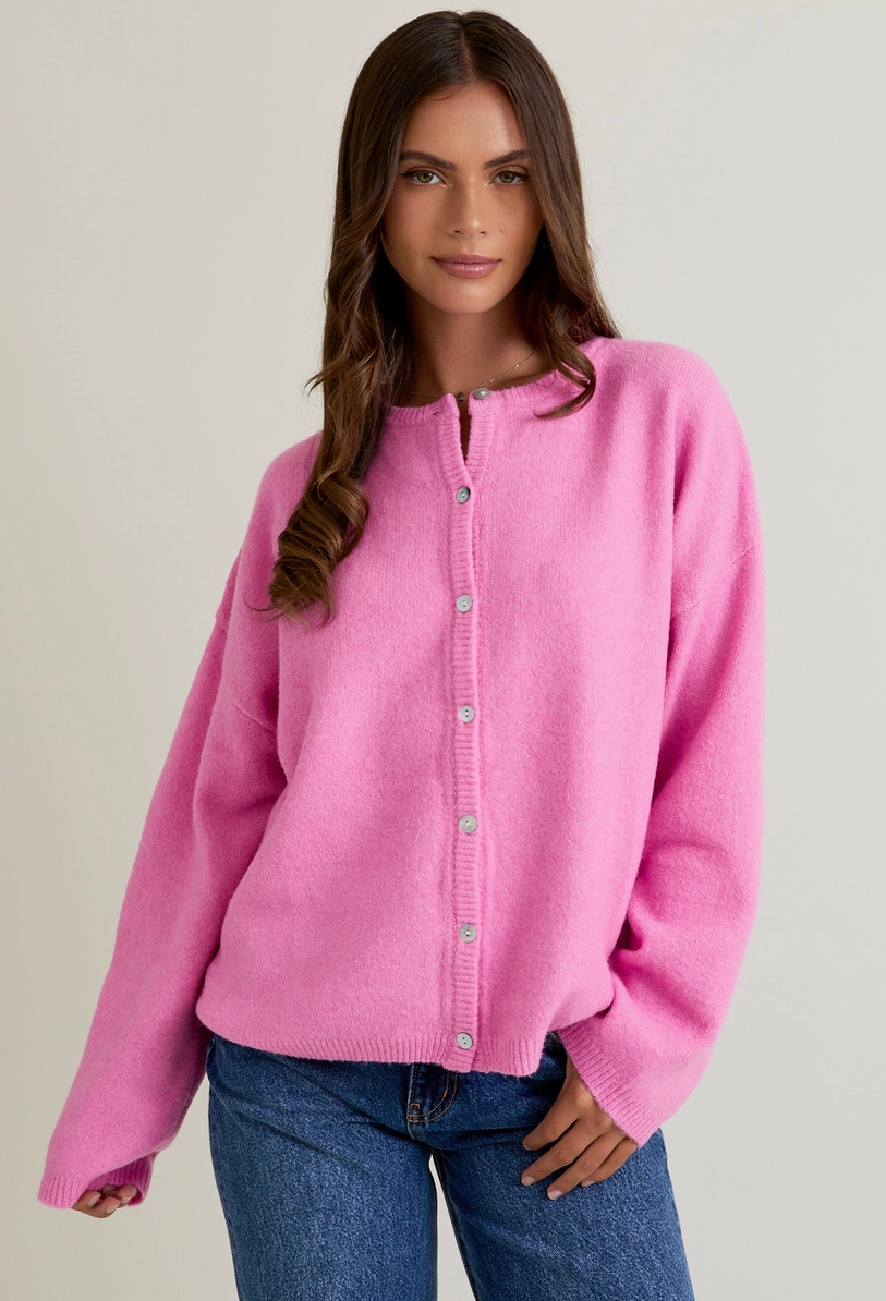 She Loves Pink Cardigan