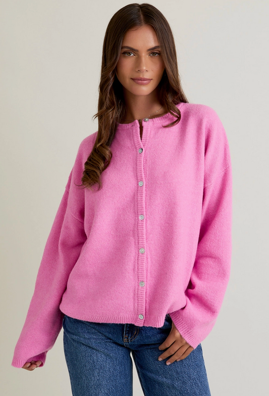 She Loves Pink Cardigan