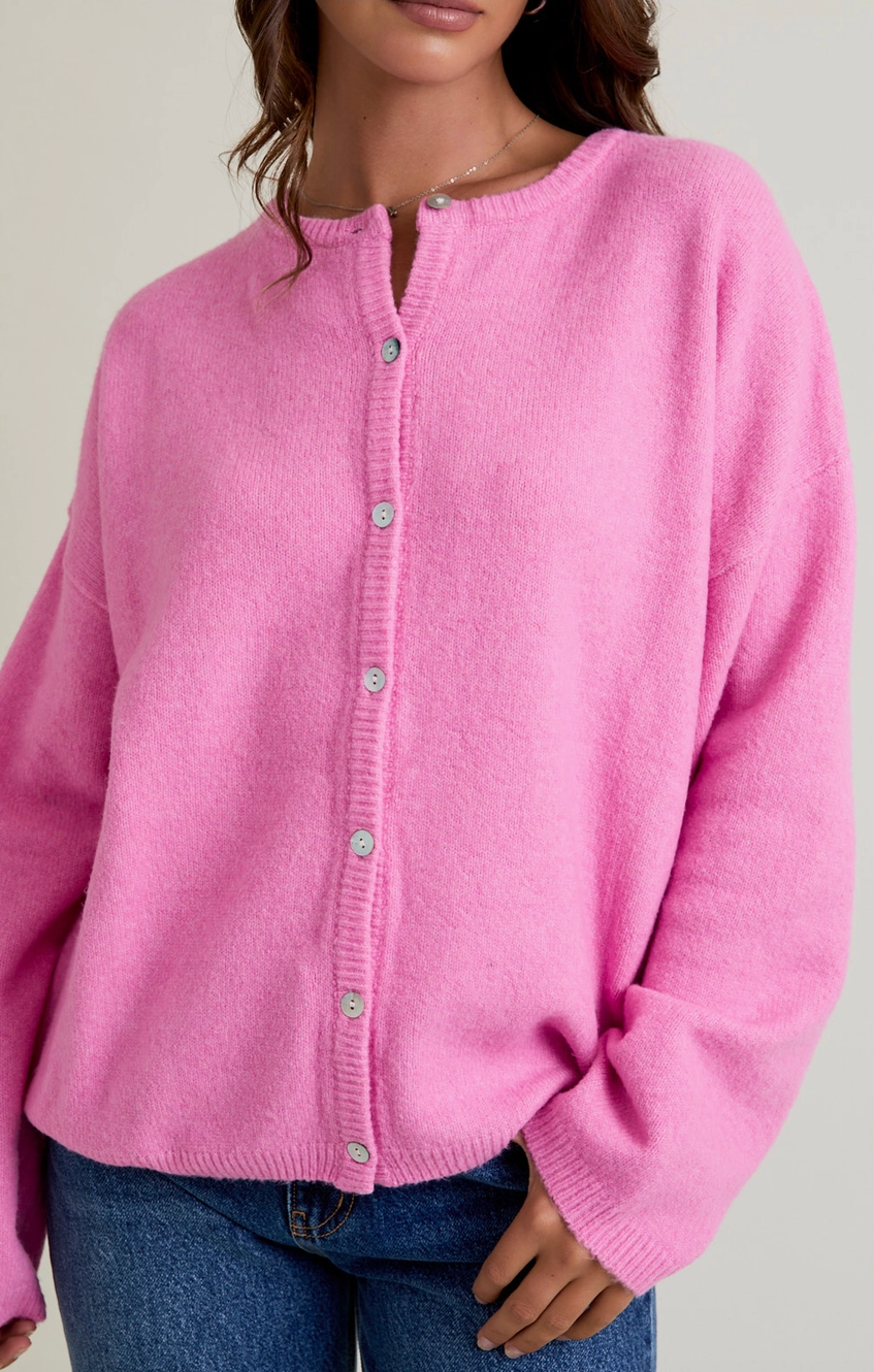 She Loves Pink Cardigan
