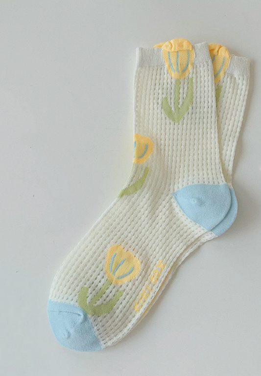 Tulip Mesh Socks