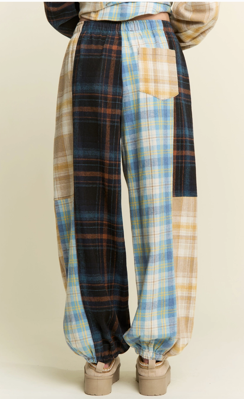 Flannel Plaid Joggers