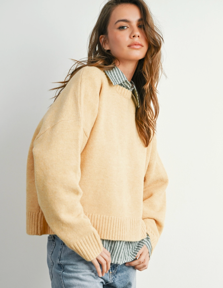 Marigold Back Tie Sweater