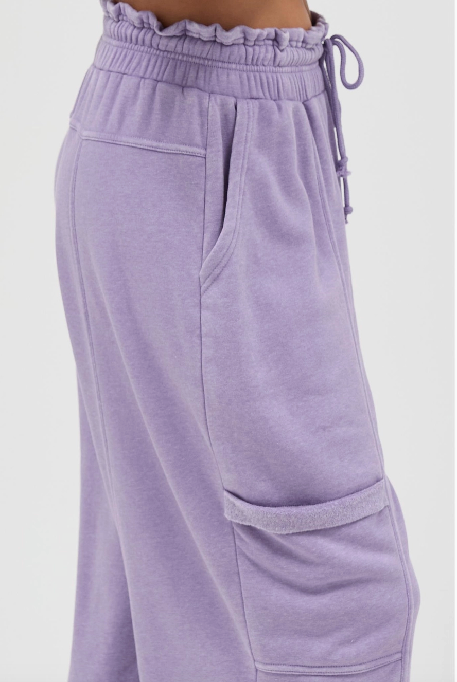 Laid Back Days Sweat Pants - Dusty Lavender