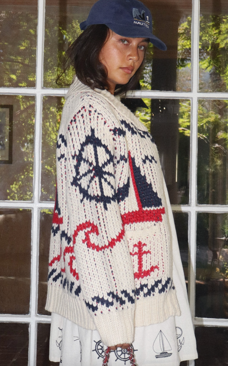 Let's Get Nautical Chunky Sweater