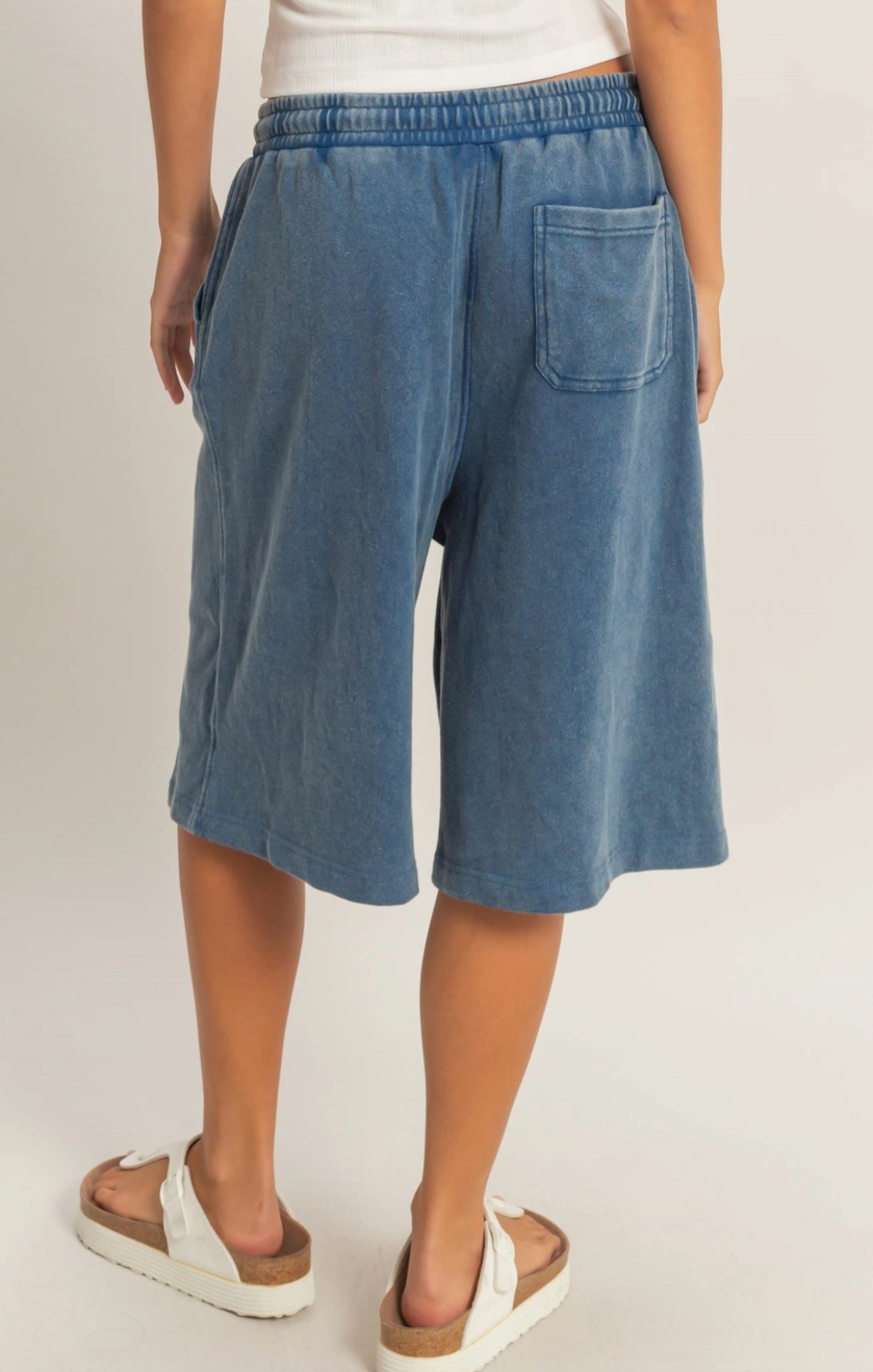 Laid Back Jort - Washed Navy