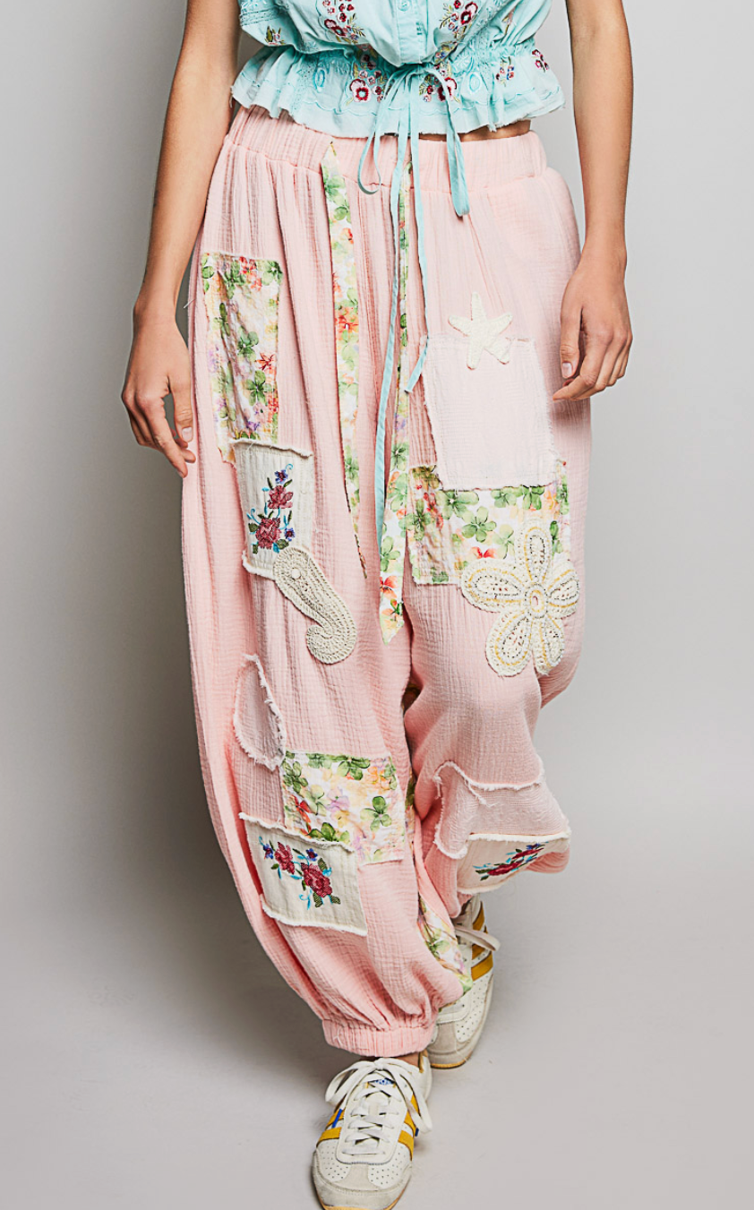 Moon Flower Jogger Pants