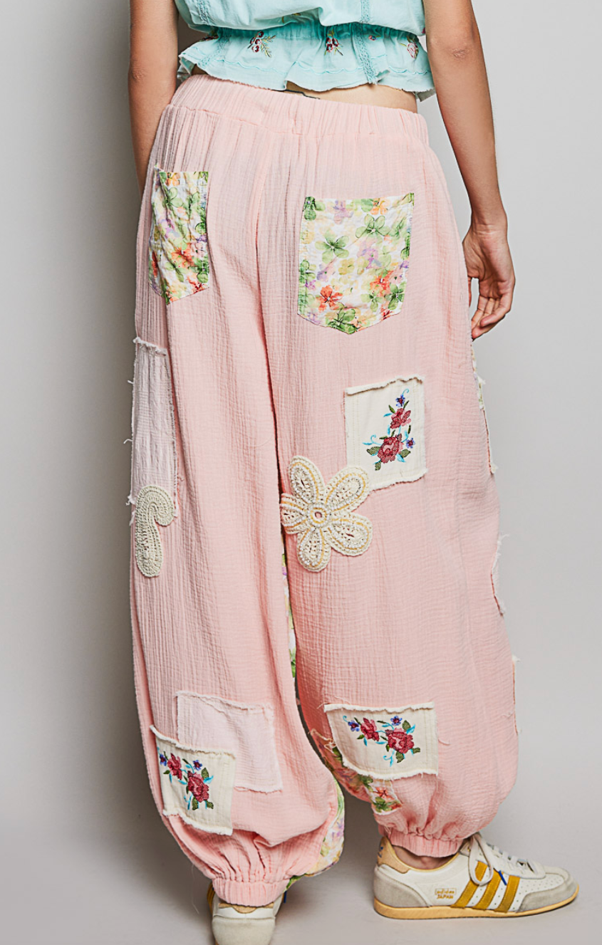 Moon Flower Jogger Pants