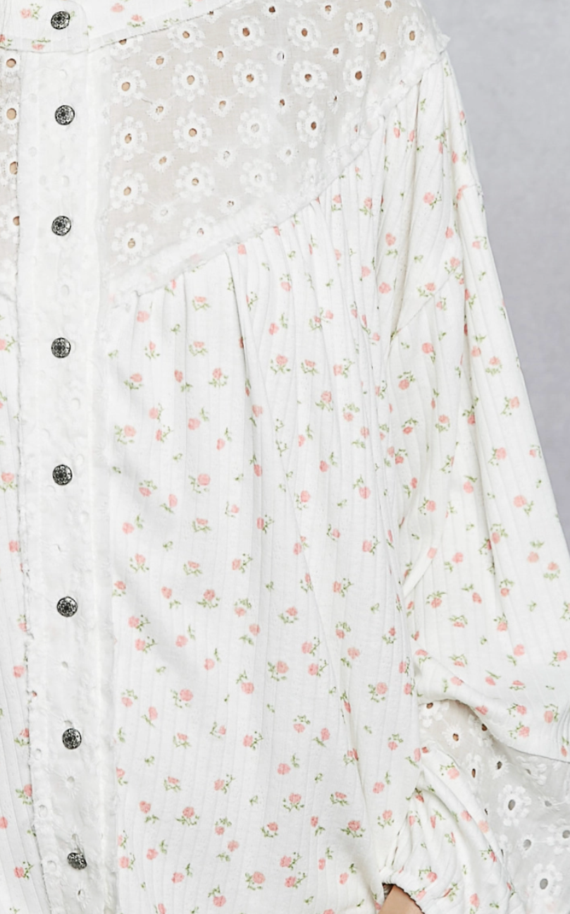 Soft Blooms Floral Top