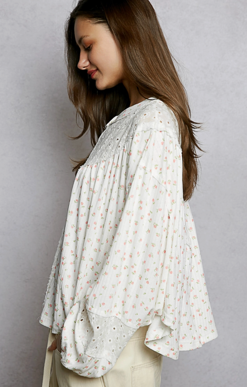 Soft Blooms Floral Top