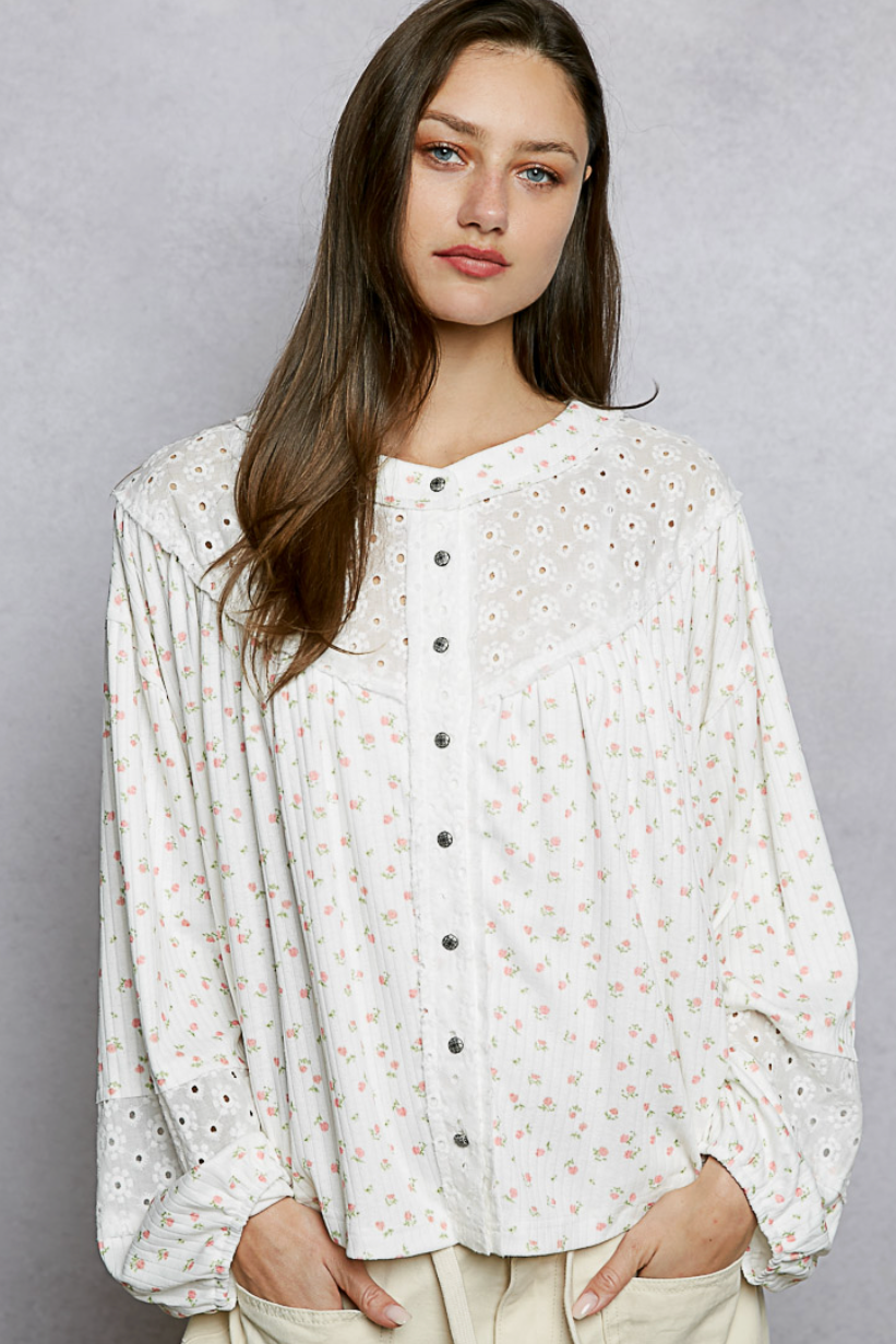 Soft Blooms Floral Top