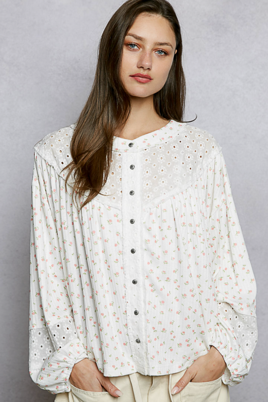 Soft Blooms Floral Top