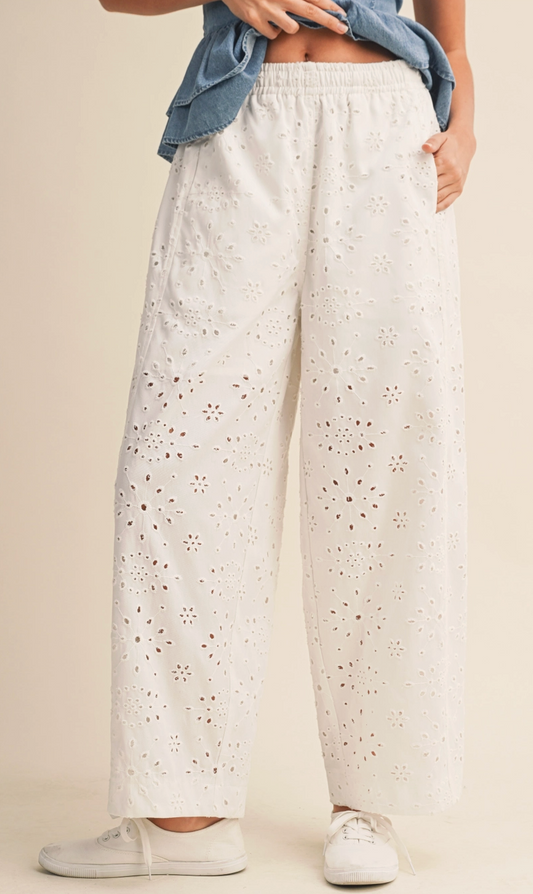 Cloud Walk Eyelet Pants