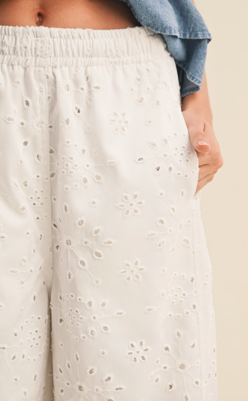 Cloud Walk Eyelet Pants