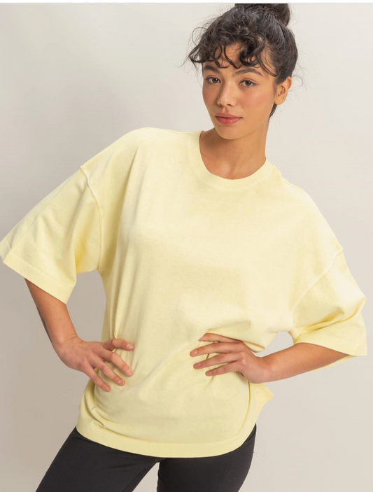 Laid Back T-Shirt - Yellow