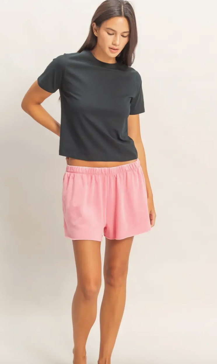 Laid Back Shorts - Pink Taffy