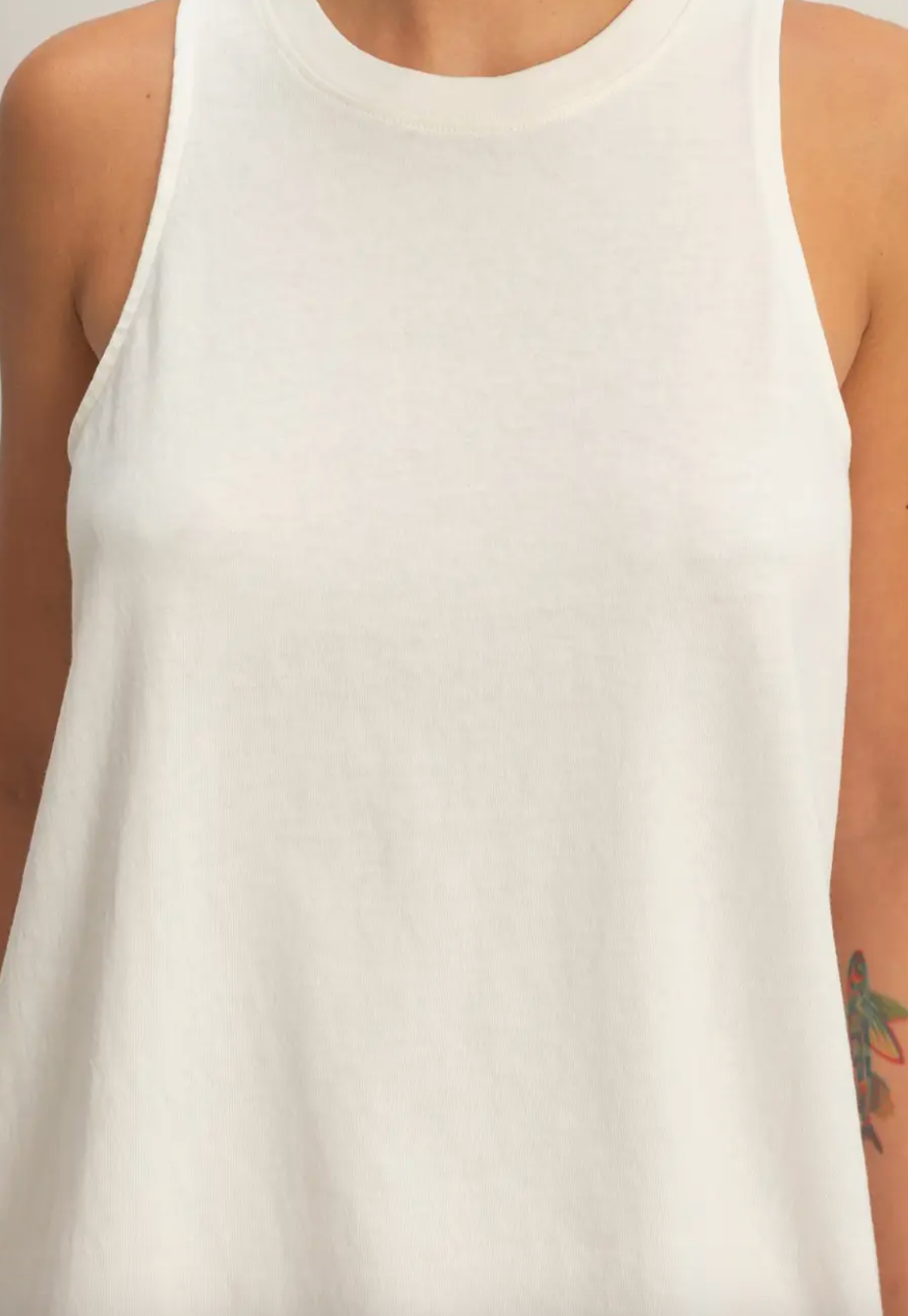 Laid Back Tank Top - White