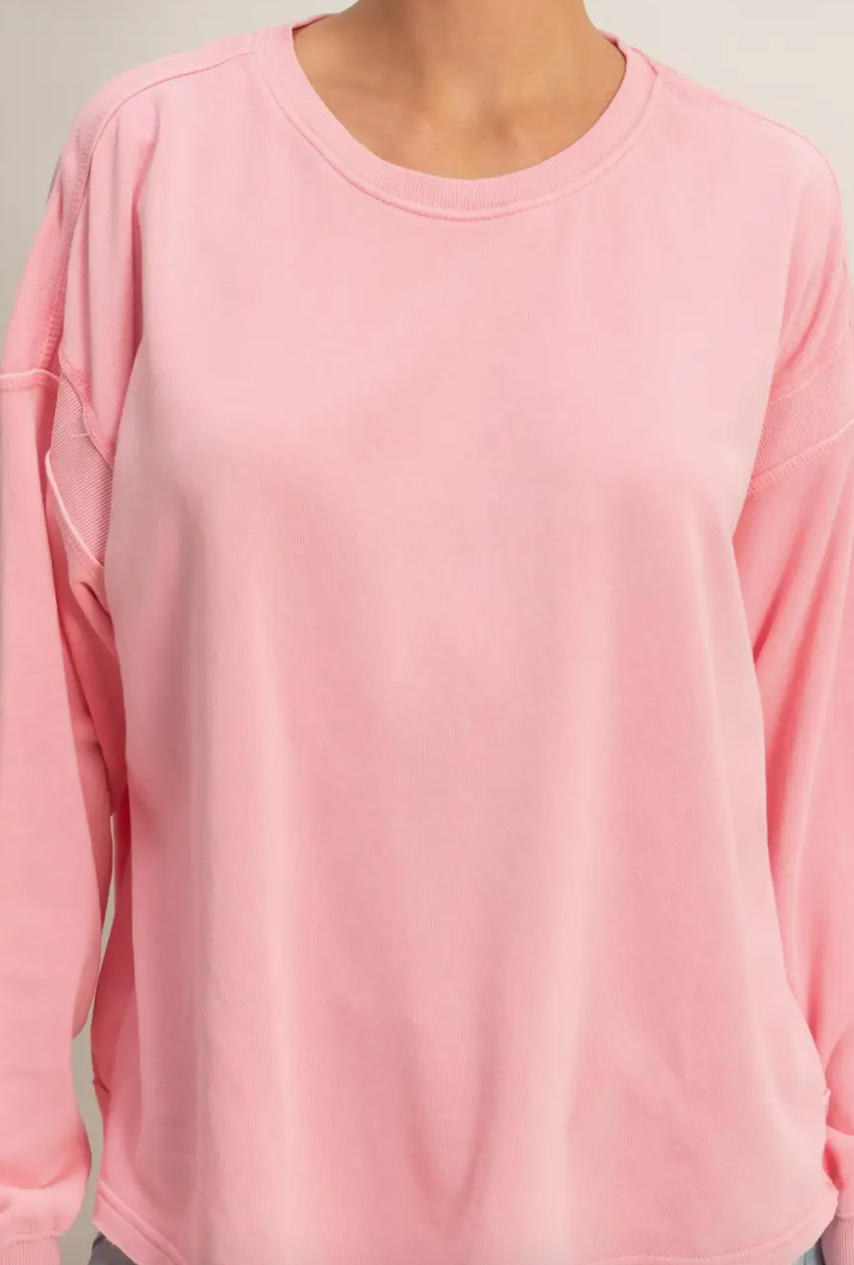 Laid Back Cross Back - Pink Taffy