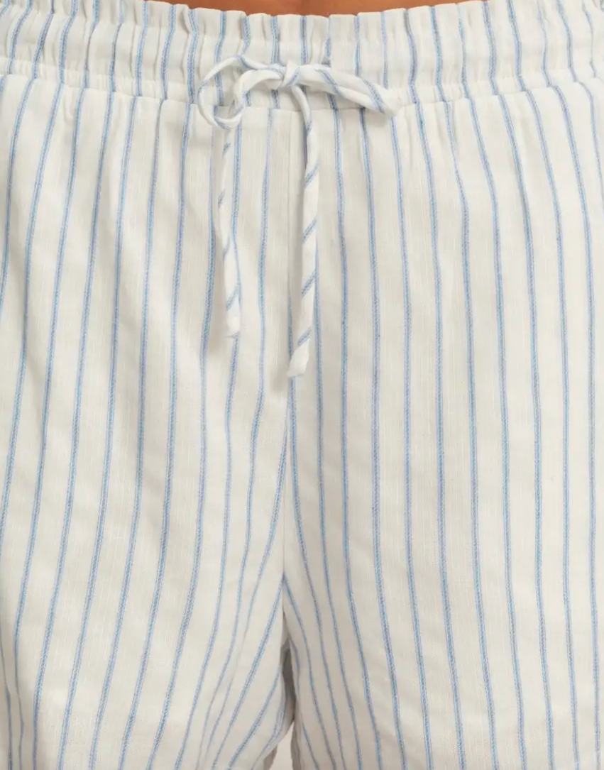 Laid Back Stripe Shorts - Blue