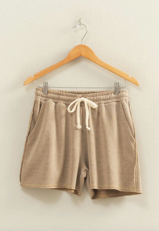 Laid Back Shorts - Washed Mocha