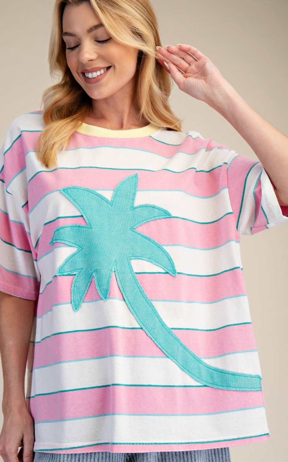 Palm Tree Dreams Oversized T-Shirt