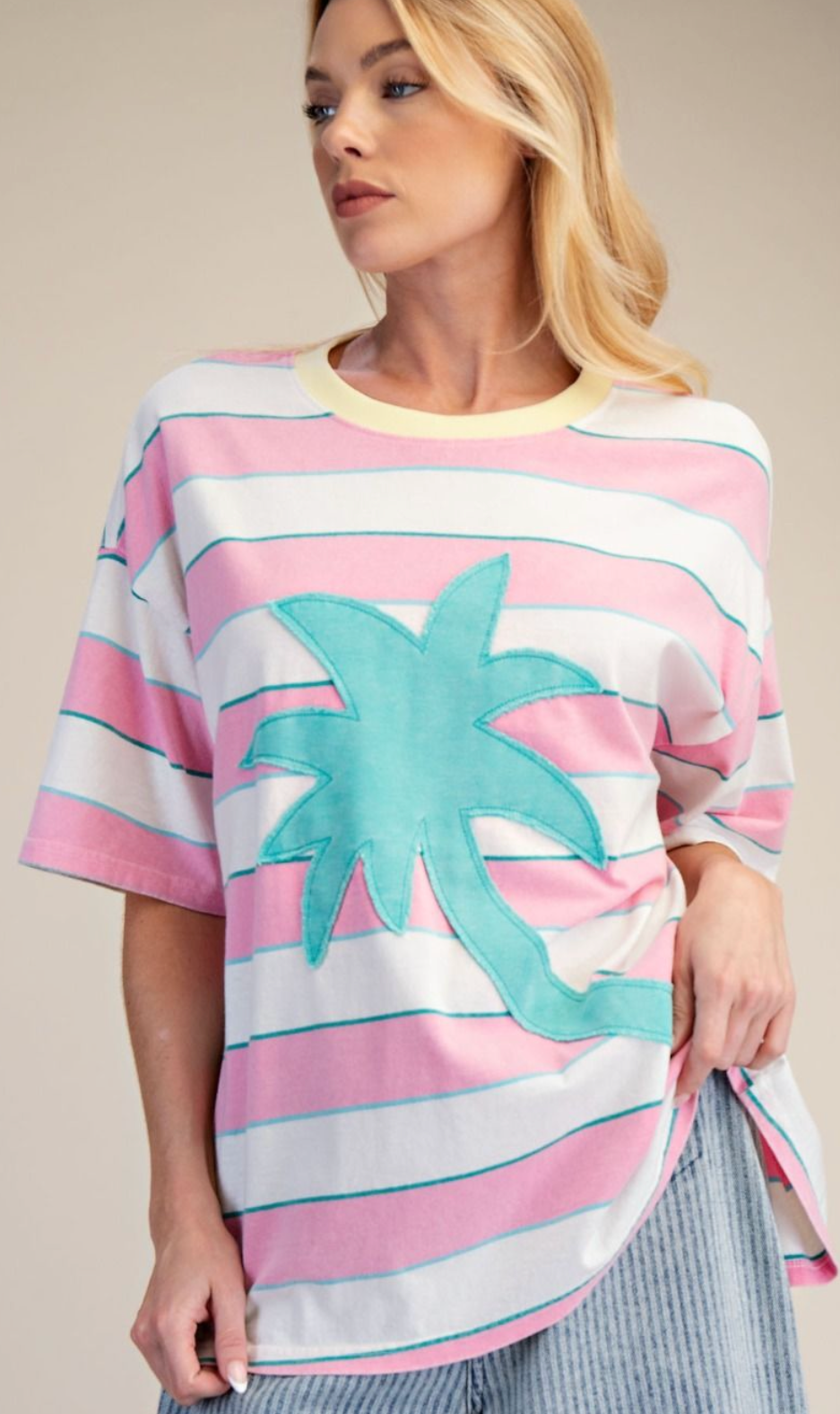 Palm Tree Dreams Oversized T-Shirt