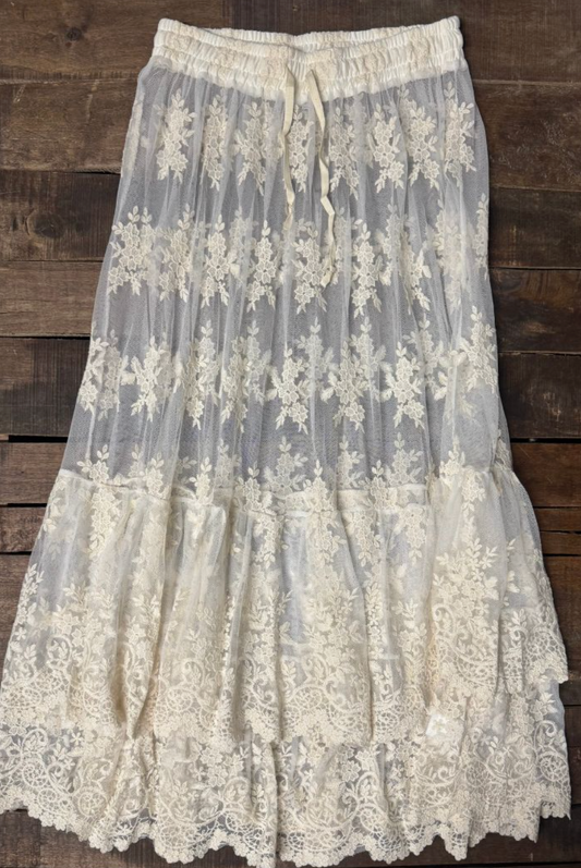 JG Lace Shirt - One Size