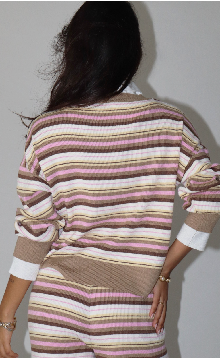 North Shore Knit Pullover w/ Removable Collar