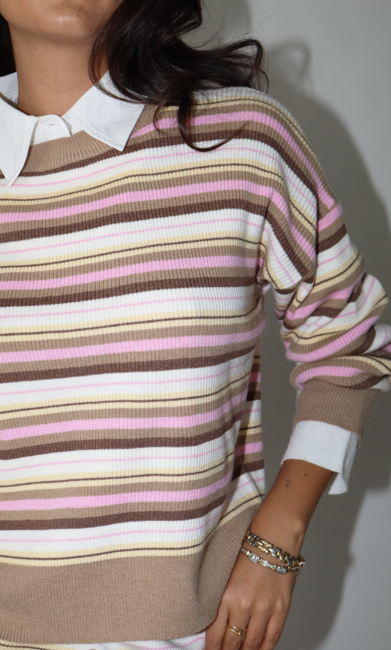 North Shore Knit Pullover w/ Removable Collar
