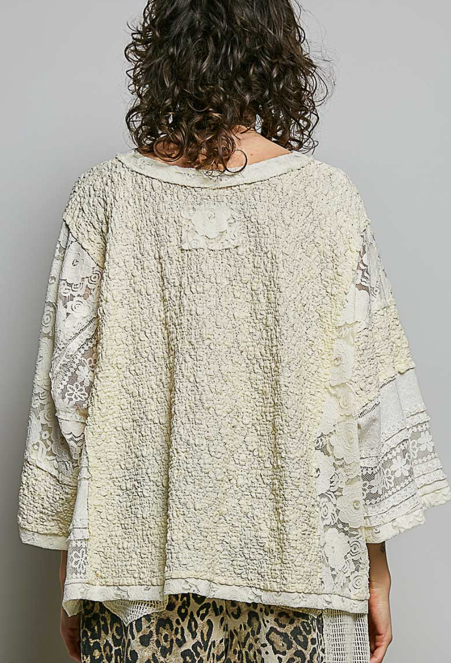 Sandy Shores Oversized Top