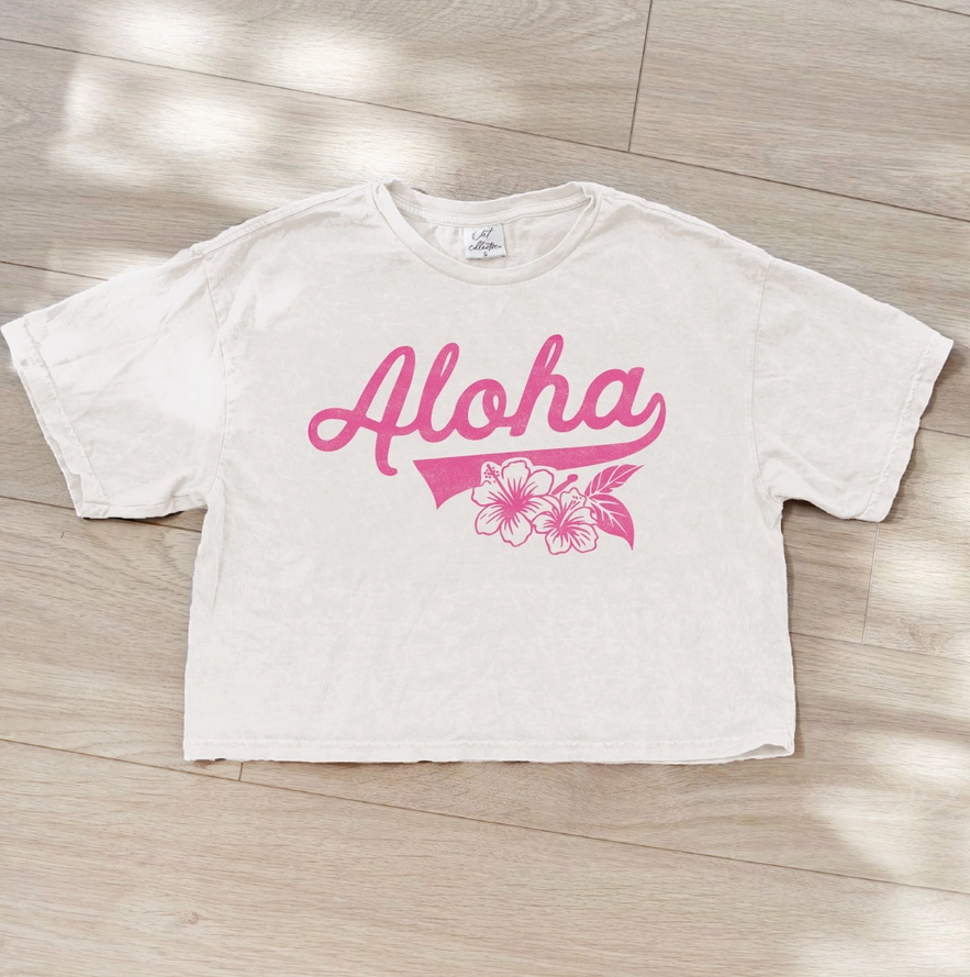 More Aloha Cropped T-Shirt