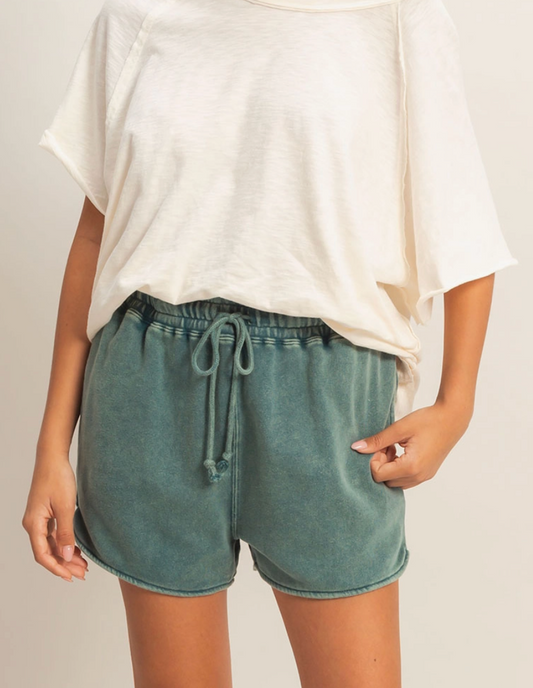 Laid Back Dark Teal Shorts