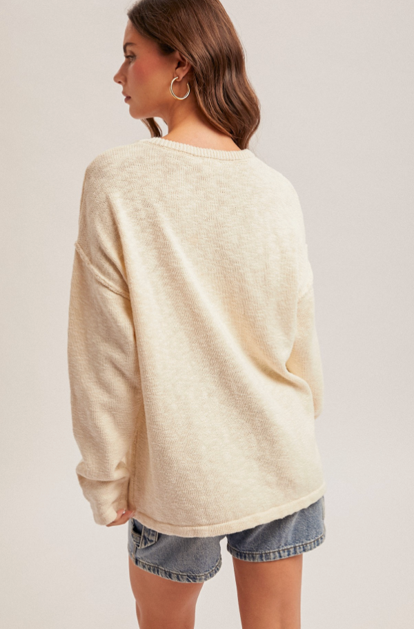 Sunday Palms Oversized Sweater