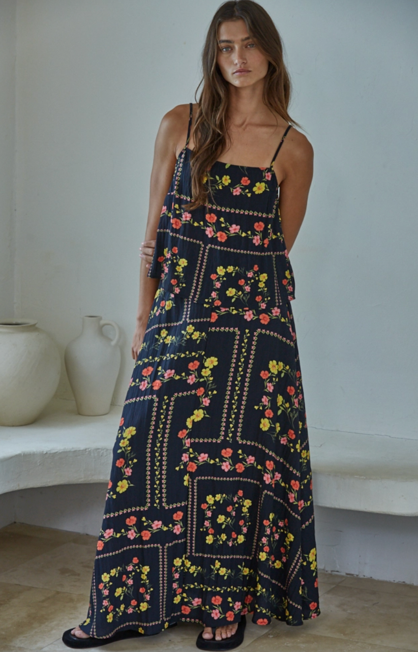 Buy Me Flowers Maxi Skirt