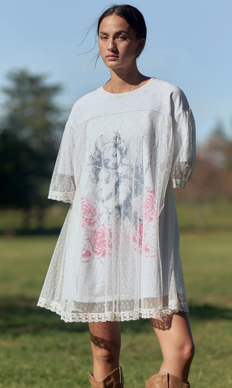 Roses & Lace T-Dress