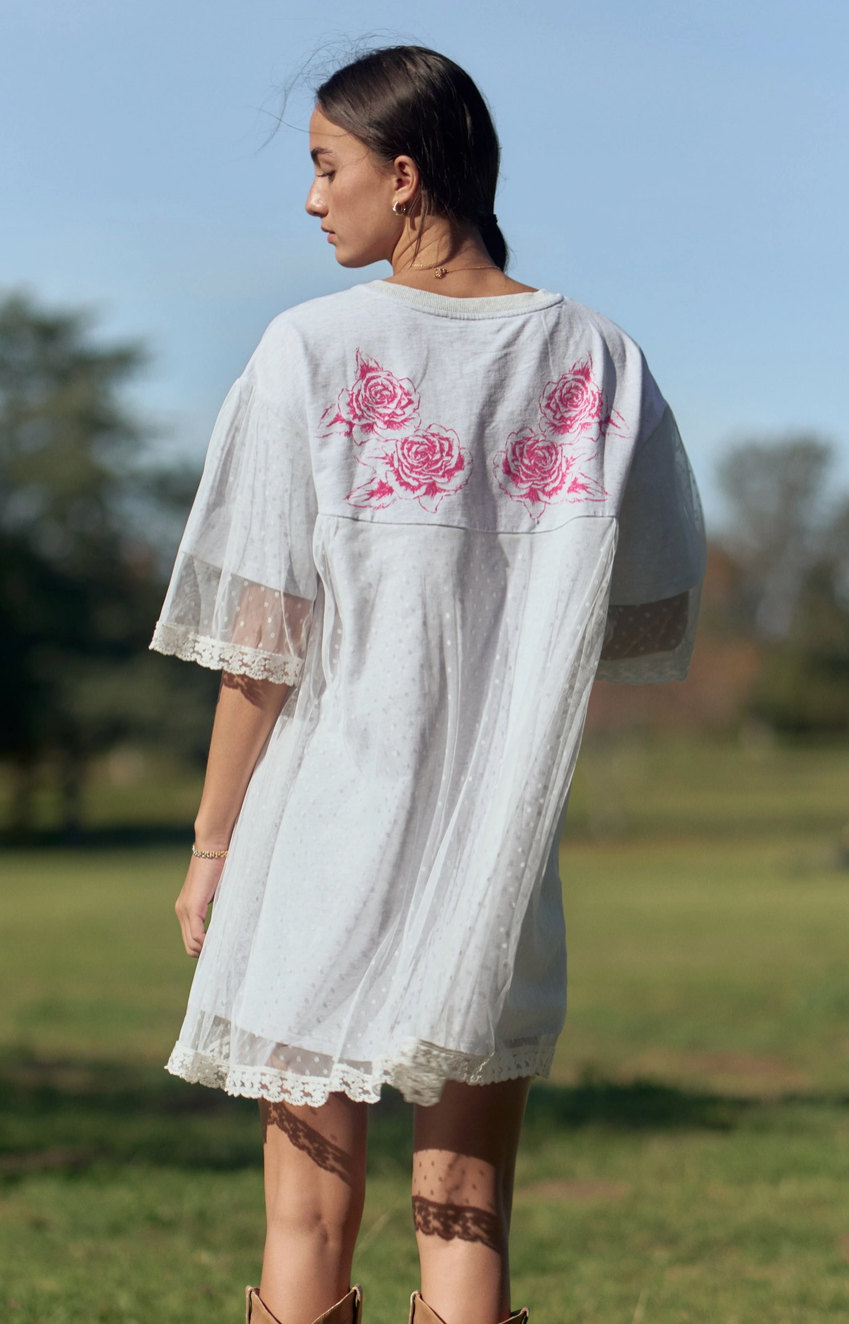 Roses & Lace T-Dress