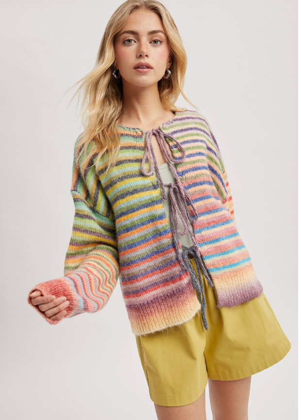 Sunday Special Tie Front Cardigan