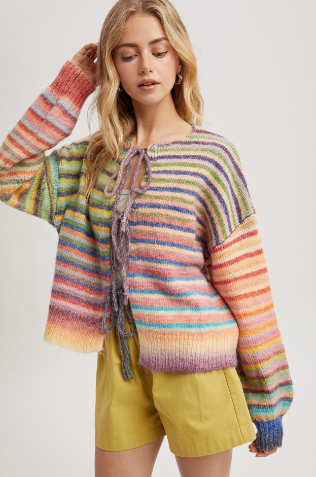 Sunday Special Tie Front Cardigan