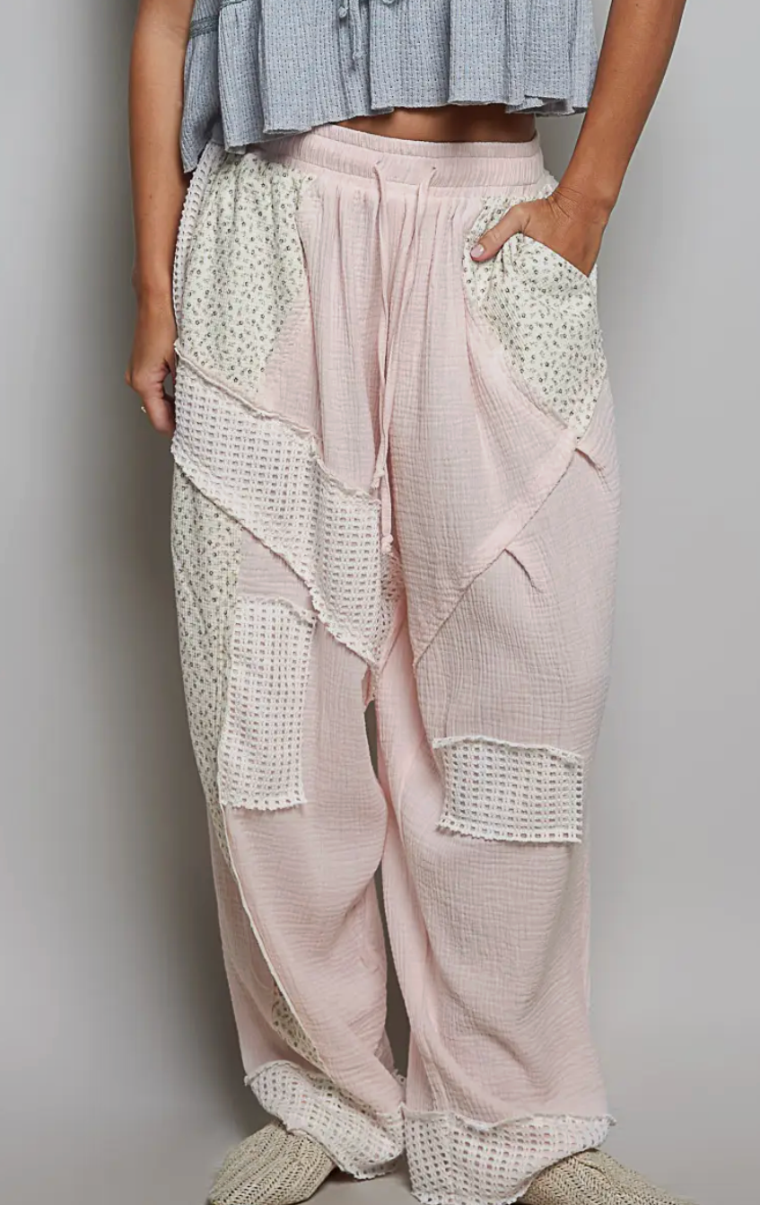 Sundrift Relaxed Fit Pants - Light Pink