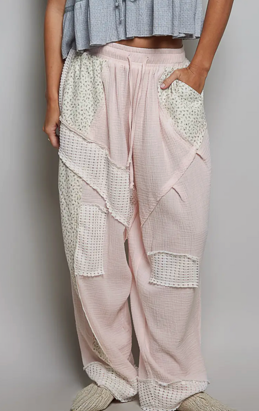 Sundrift Relaxed Fit Pants - Light Pink