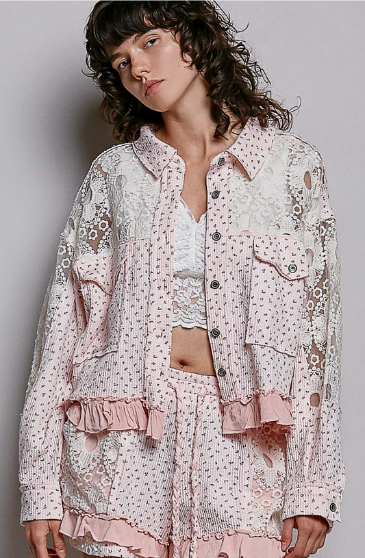 Bloom & Breeze Jacket - Sunset Pink