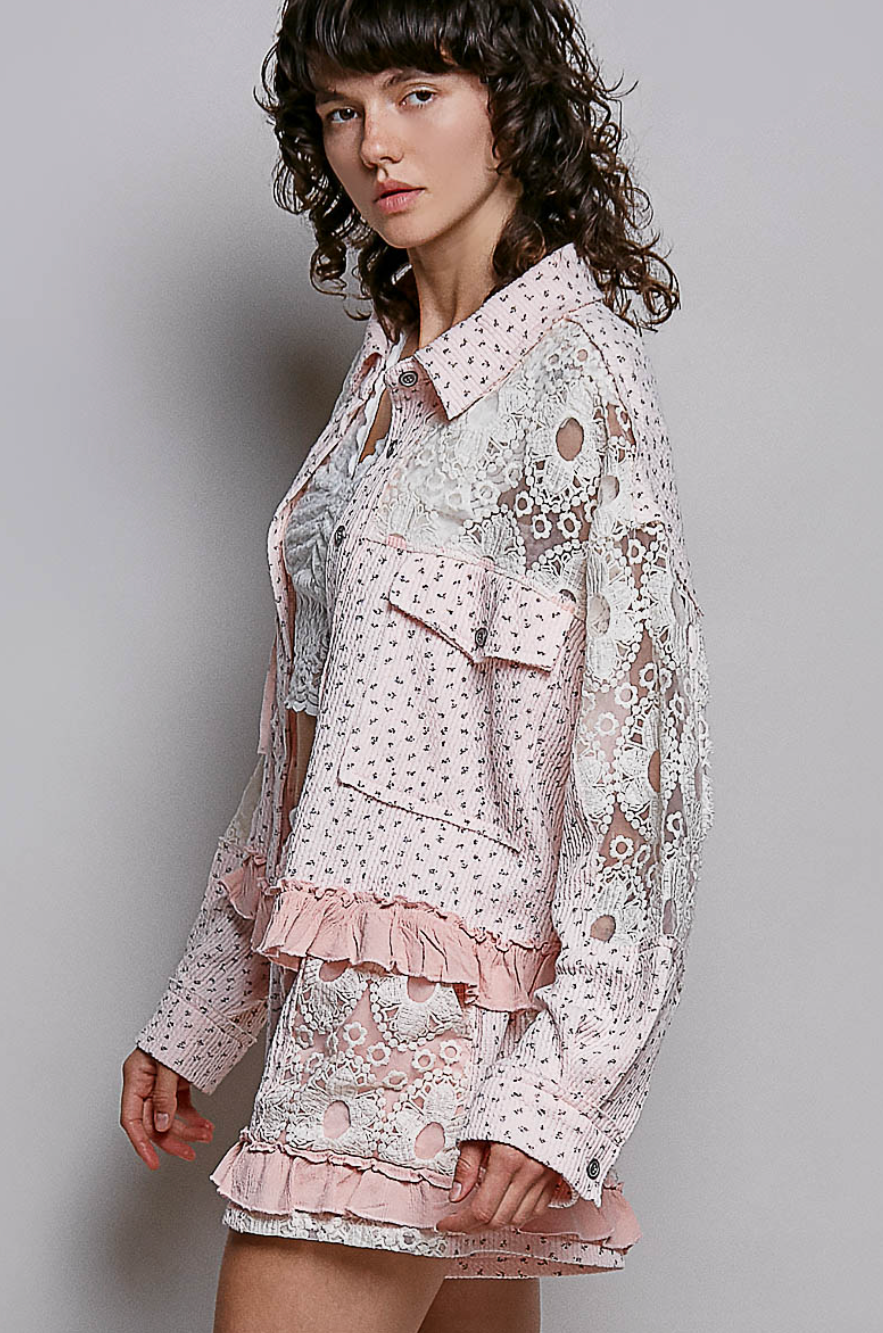 Bloom & Breeze Jacket - Sunset Pink