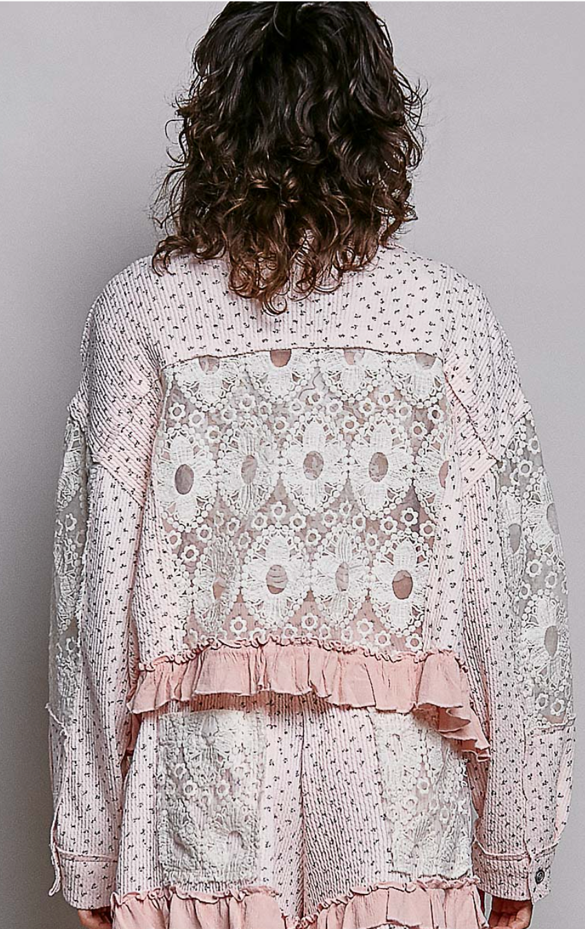 Bloom & Breeze Jacket - Sunset Pink