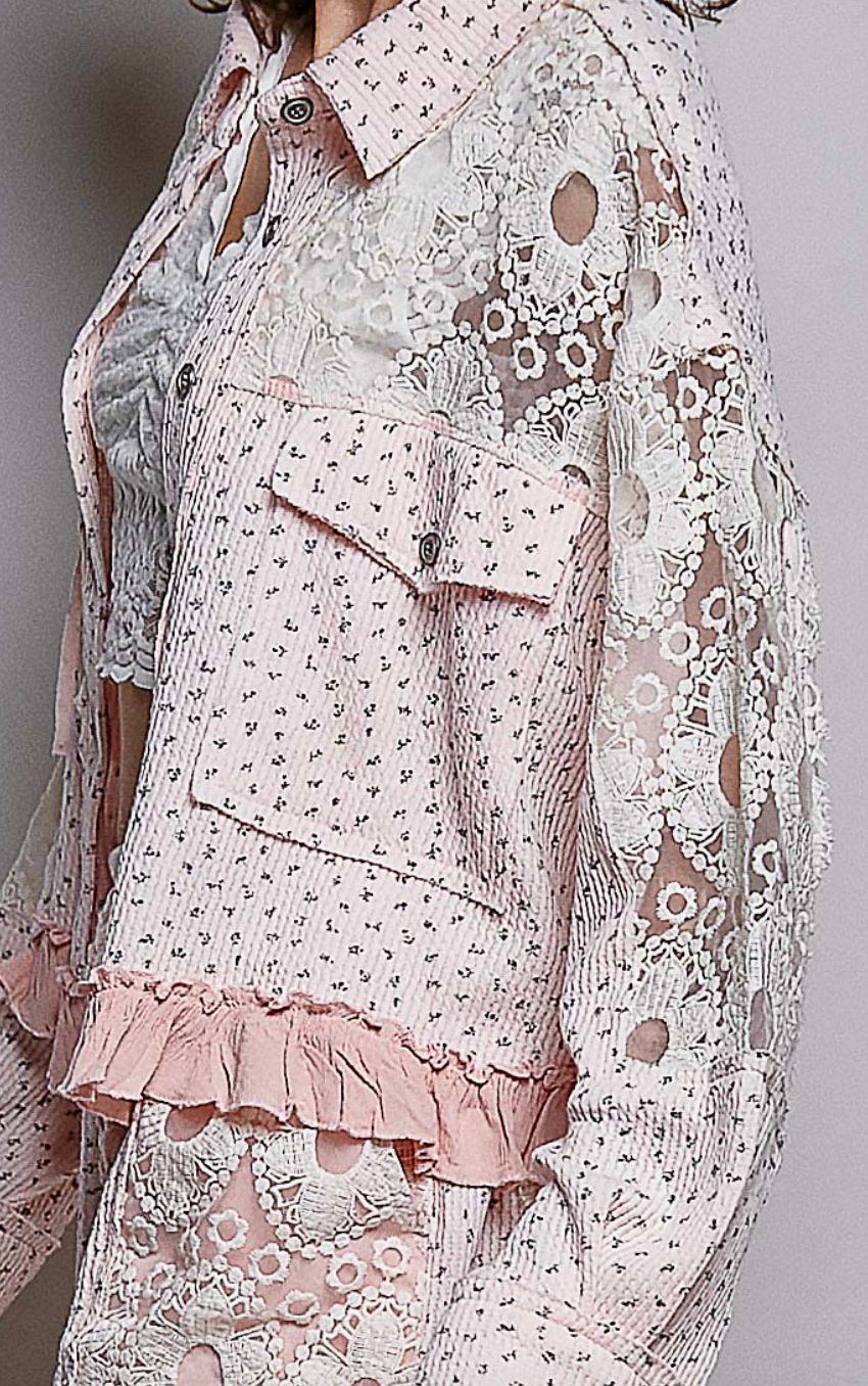 Bloom & Breeze Jacket - Sunset Pink