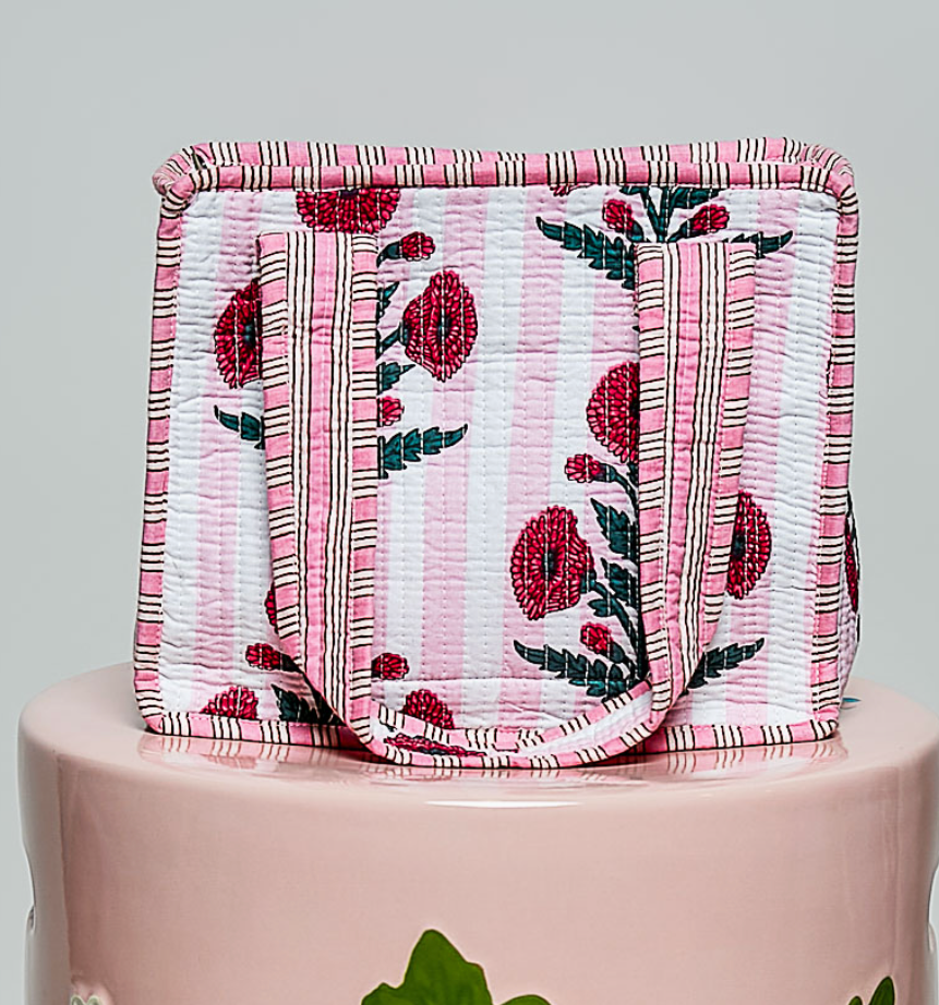 Quilted Fabric Small Bag