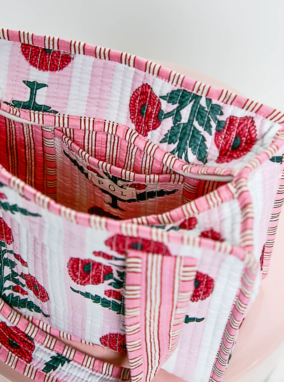 Quilted Fabric Small Bag
