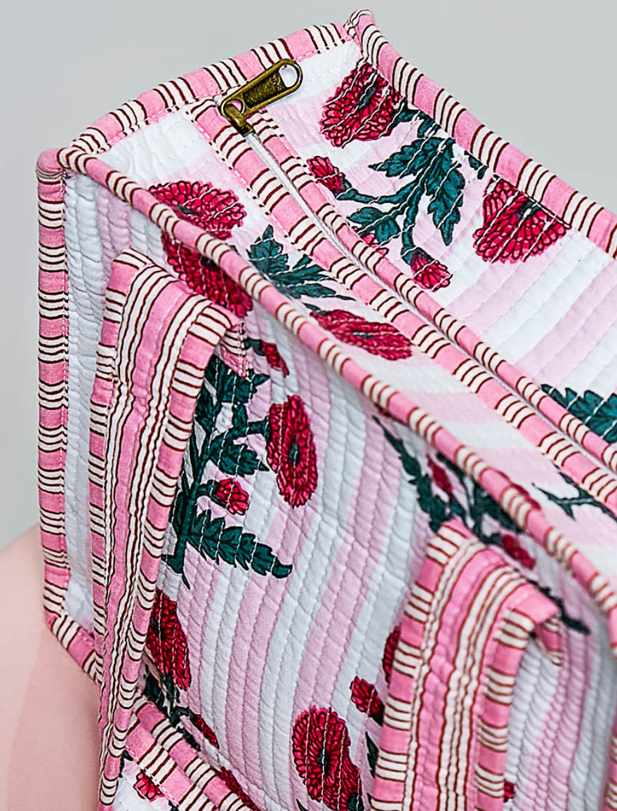 Quilted Fabric Small Bag