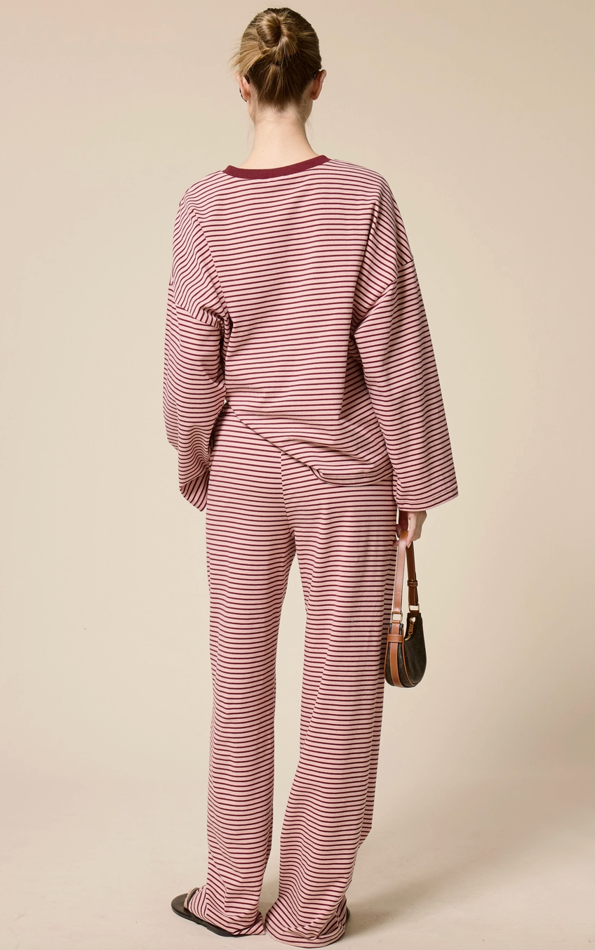 Everyday Ease Lounge Pants - Berry Stripe