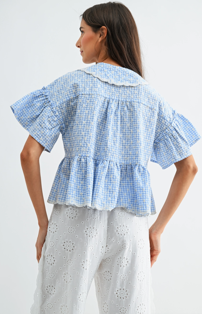 Sunday Gingham Blouse